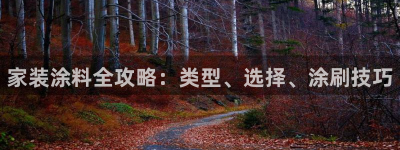 和记平台登陆：家装涂料全攻略：类型、选择、涂刷技巧