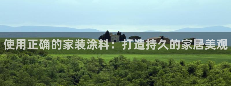 和记官方直营注册导航：使用正确的家装涂料：打造持久的家居美观