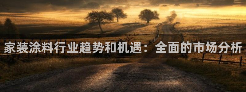 和记官方直营注册导航：家装涂料行业趋势和机遇：全面的市场分析