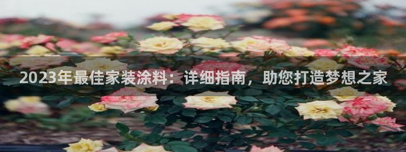 和记ag旗舰国际：2023年最佳家装涂料：详细指南，助您打造梦想之家