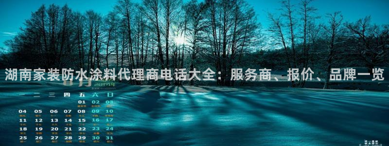 和记hj：湖南家装防水涂料代理商电话大全：服务商、报价、品牌一览