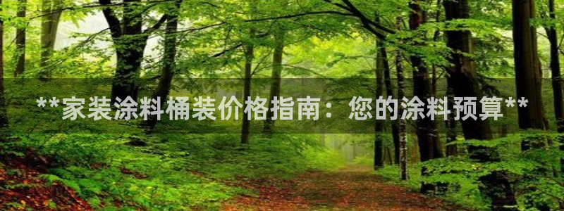 和记国际开户：**家装涂料桶装价格指南：您的涂料预算**