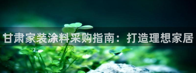 和记ag旗舰：甘肃家装涂料采购指南：打造理想家居