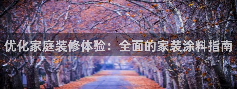 和记paging：优化家庭装修体验：全面的家装涂料指南