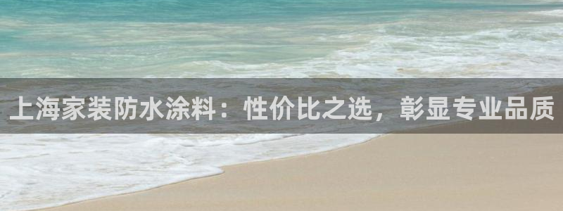 和记(福建)商贸有限公司招聘：上海家装防水涂料：性价比之选，彰显专业品质