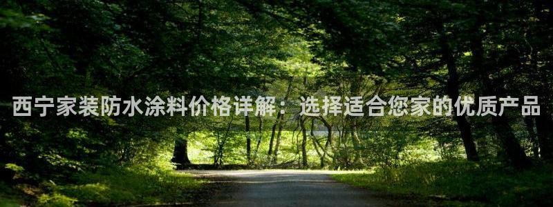 和记官网首页：西宁家装防水涂料价格详解：选择适合您家的优质产
