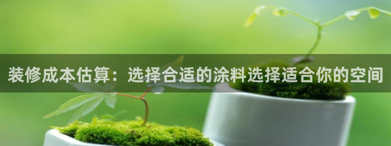 和记娱好网址：装修成本估算：选择合适的涂料选择适合你的空间