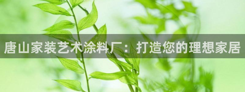 和记h88最新客户端下载：唐山家装艺术涂料厂：打造您的理想家